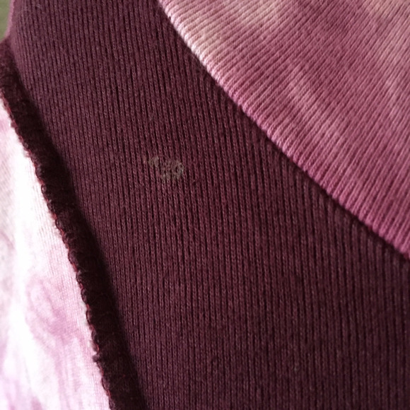 🧥Tie dye zipper hoodie, Size: XL, Light & Dark Pink🧥 - Picture 8 of 9